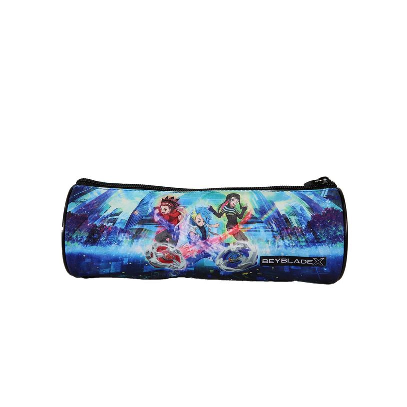 3666311038476-Trousse ronde Beyblade X - 1 compartiment - Multicolore - Bagtrotter--2