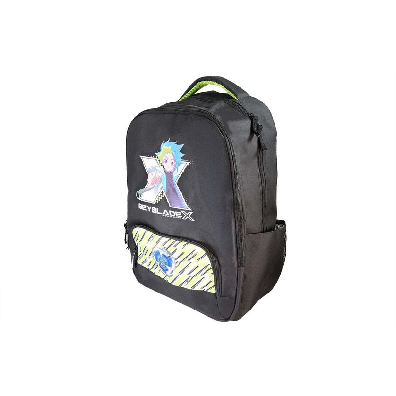 3666311032481-Sac à dos Beyblade X - 2 compartiments - Noir - Bagtrotter--1