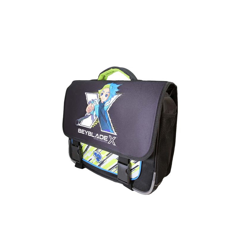 3666311032474-Cartable 3D Beyblade X - 38 cm - 2 compartiments - Noir - Bagtrotter--1