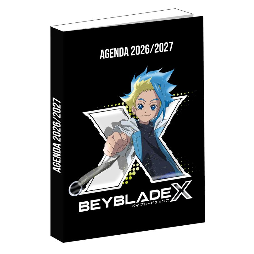 3666311036151-Agenda Beyblade X - 1 jour par page - 12x17 cm - Noir - Bagtrotter--0