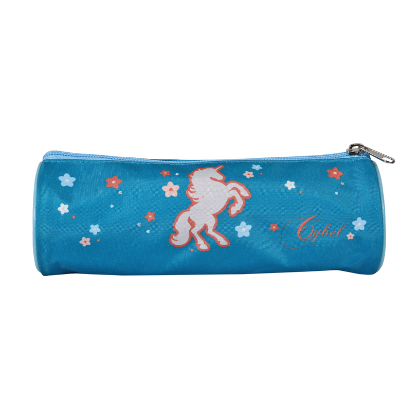 3666311037868-Trousse ronde Cybel - 1 compartiment - Bleu - Bagtrotter--2