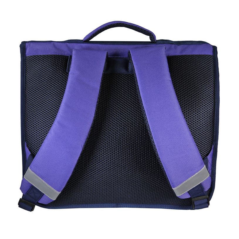3666311037783-Cartable Cybel - 38 cm - 2 compartiments - Violet - Bagtrotter--2