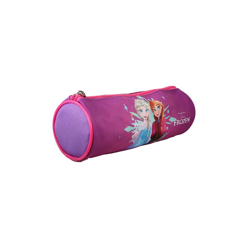 3666311034485-Trousse ronde La Reine des Neiges - 1 compartiment - Marine - Bagtrotter--1