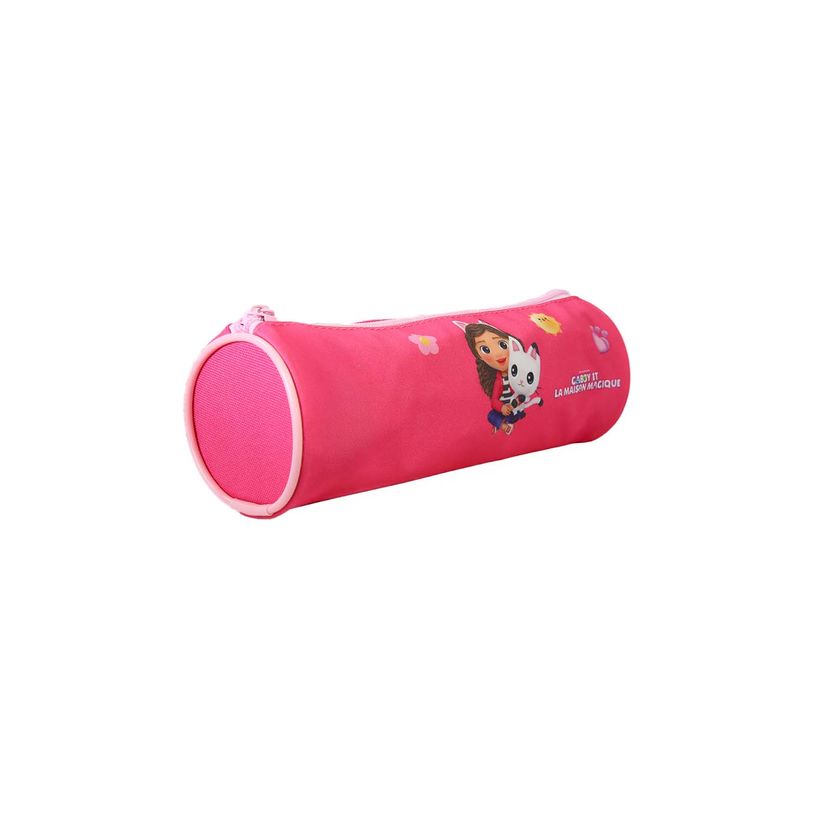 3666311040240-Trousse ronde Gabby et la maison magique - 1 compartiment - Rose - Bagtrotter--1
