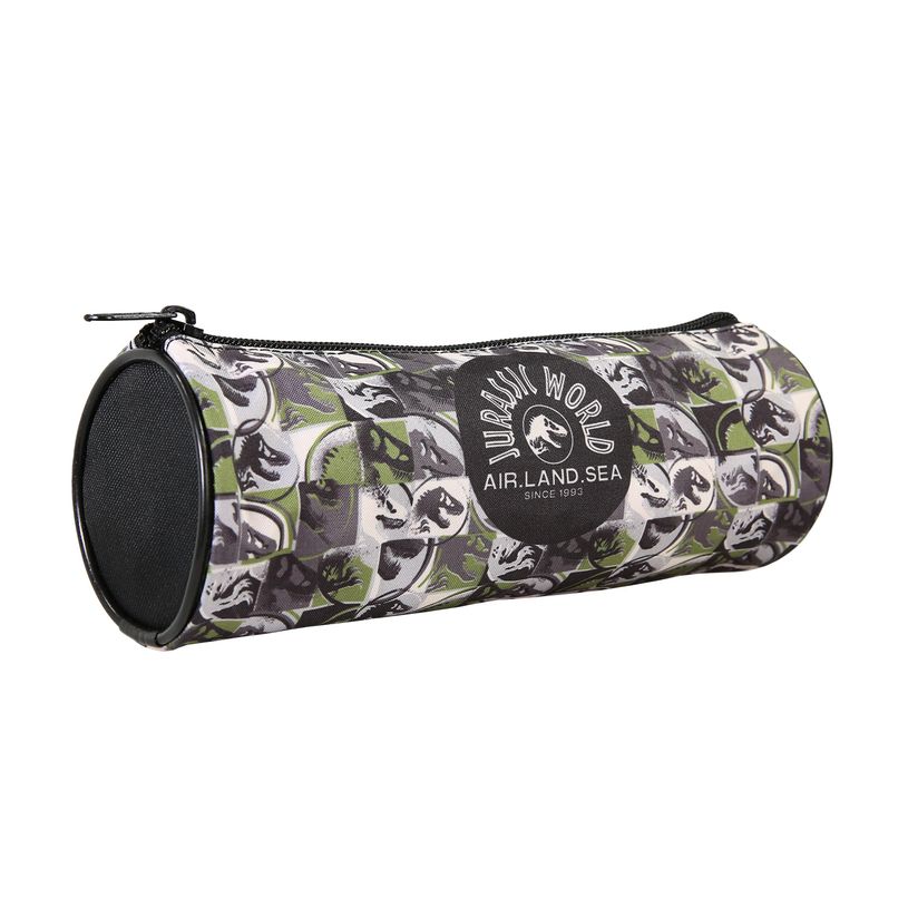3666311032733-Trousse ronde Jurassic World - 1 compartiment - Vert - Bagtrotter--1