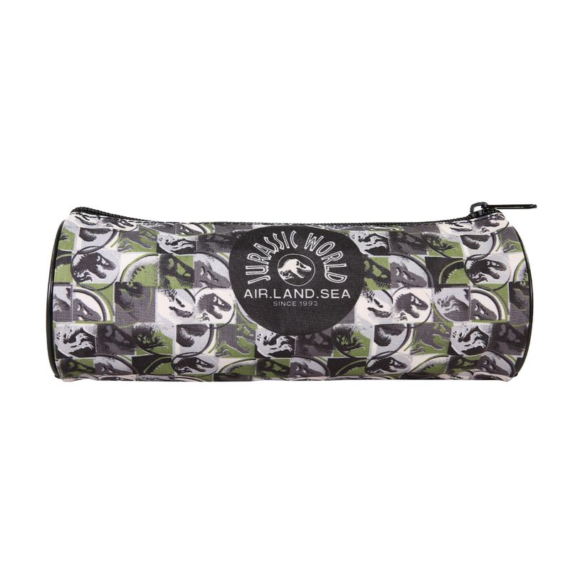 3666311032733-Trousse ronde Jurassic World - 1 compartiment - Vert - Bagtrotter--2