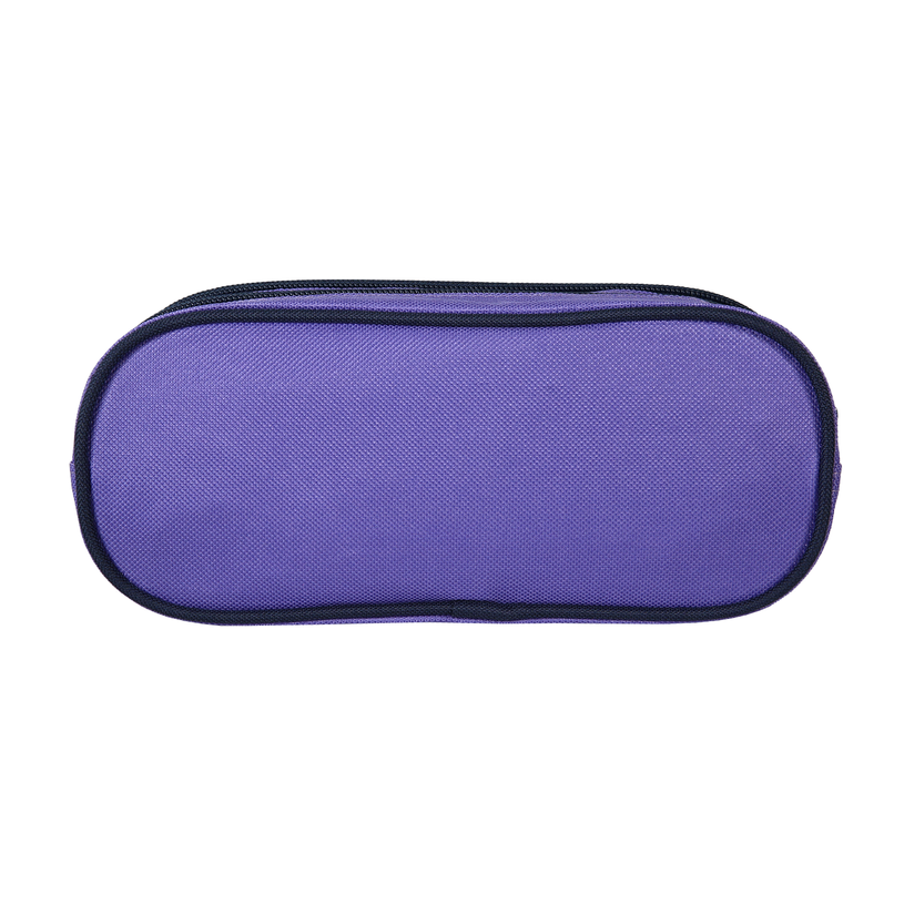 3666311038162-Trousse rectangulaire Lililou - 2 compartiments - Violet - Bagtrotter--2