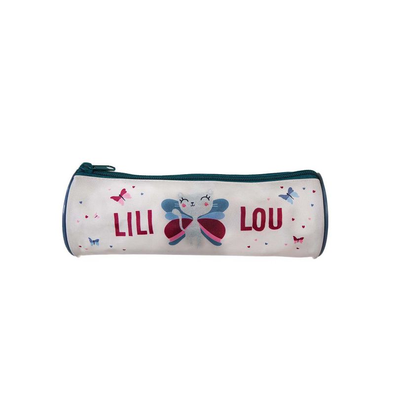 3666311038094-Trousse ronde Lililou - 1 compartiment - Beige - Bagtrotter--0