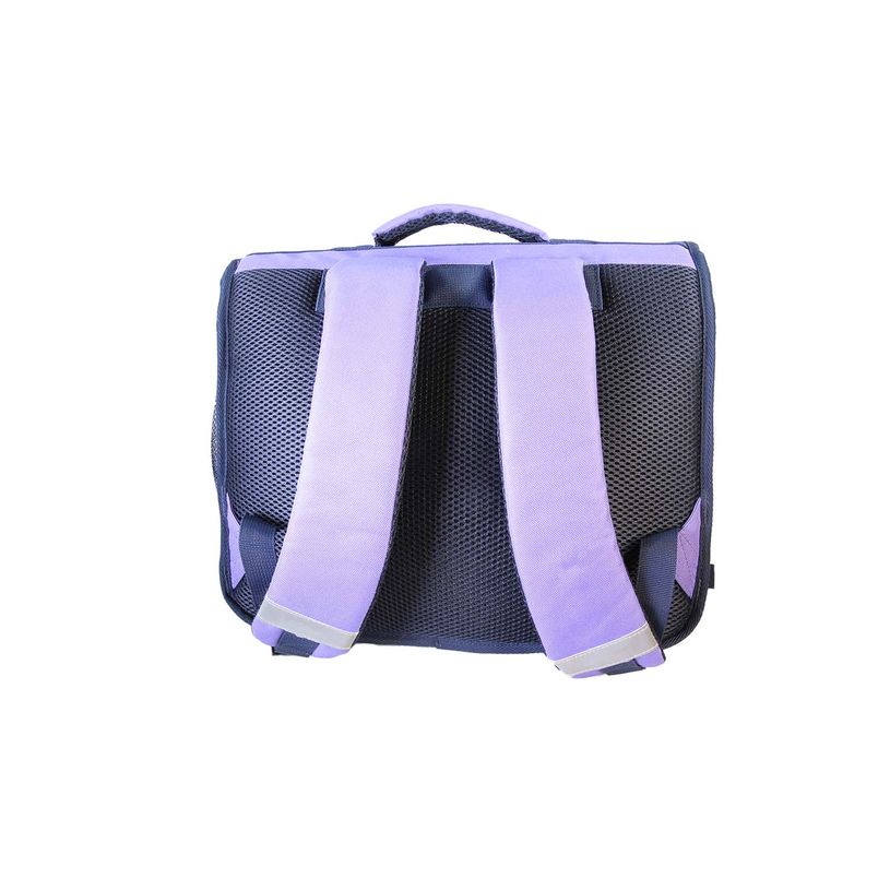 3666311038131-Cartable Lililou - 38 cm - 2 compartiments - Violet - Bagtrotter--2