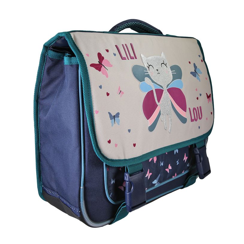 3666311038070-Cartable Lililou - 38 cm - 2 compartiments - Beige - Bagtrotter--1