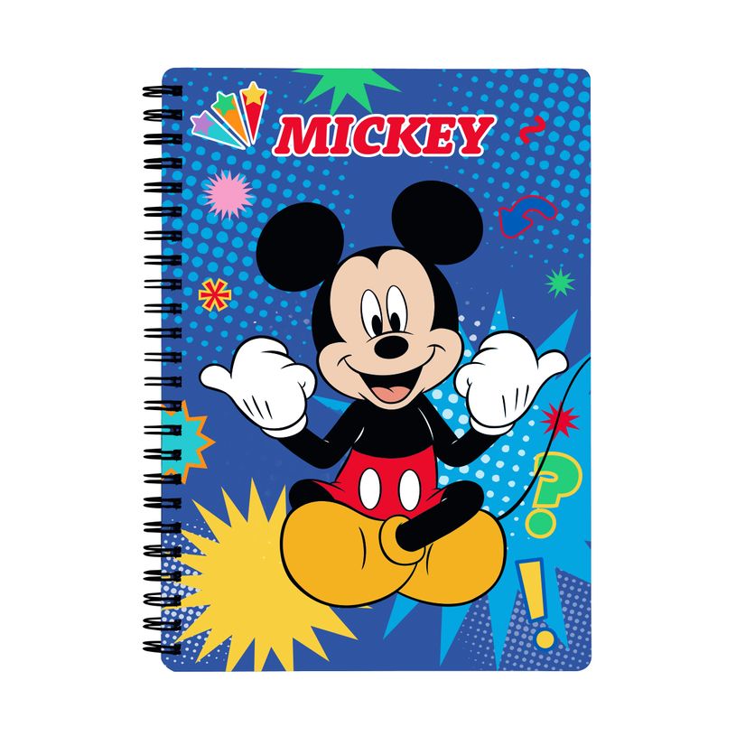 3666311033105-Cahier de texte Mickey - 18x22 cm - Marine - Bagtrotter--0
