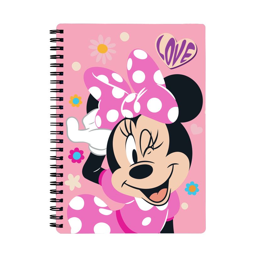 3666311032894-Cahier de texte Minnie - 18x22 cm - Rose - Bagtrotter--0