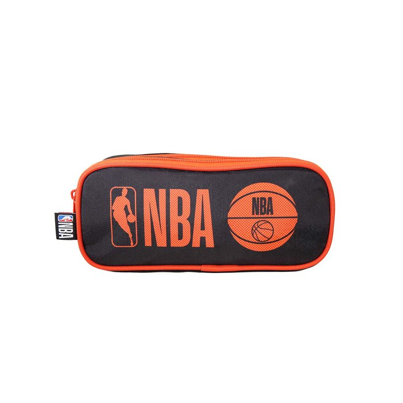 3666311037752-Trousse rectangulaire NBA - 2 compartiments - Noir - Bagtrotter--0