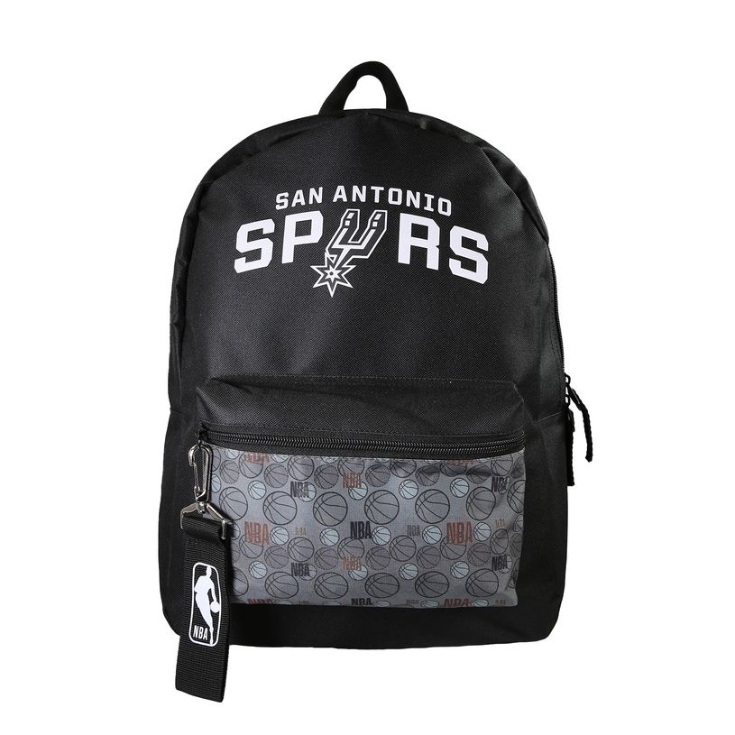 3666311032399-Sac à dos NBA - 1 compartiment - Noir - Bagtrotter--0