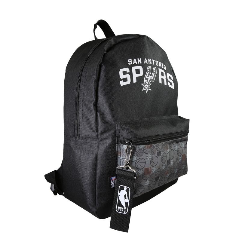 3666311032399-Sac à dos NBA - 1 compartiment - Noir - Bagtrotter--1