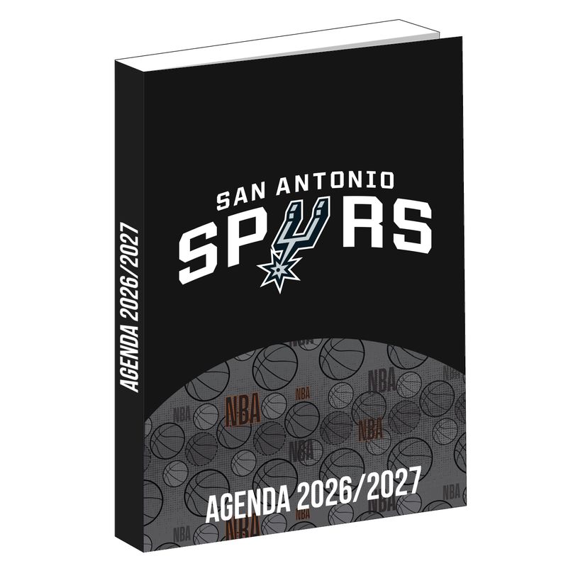 3666311035987-Agenda NBA - 1 jour par page - 12x17 cm - Noir - Bagtrotter--0