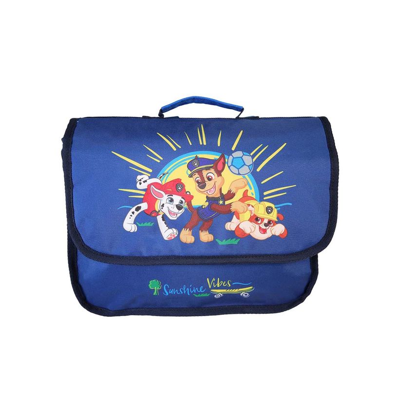 3666311039138-Cartable Pat Patrouille - 32 cm - 1 compartiment - Marine - Bagtrotter--0