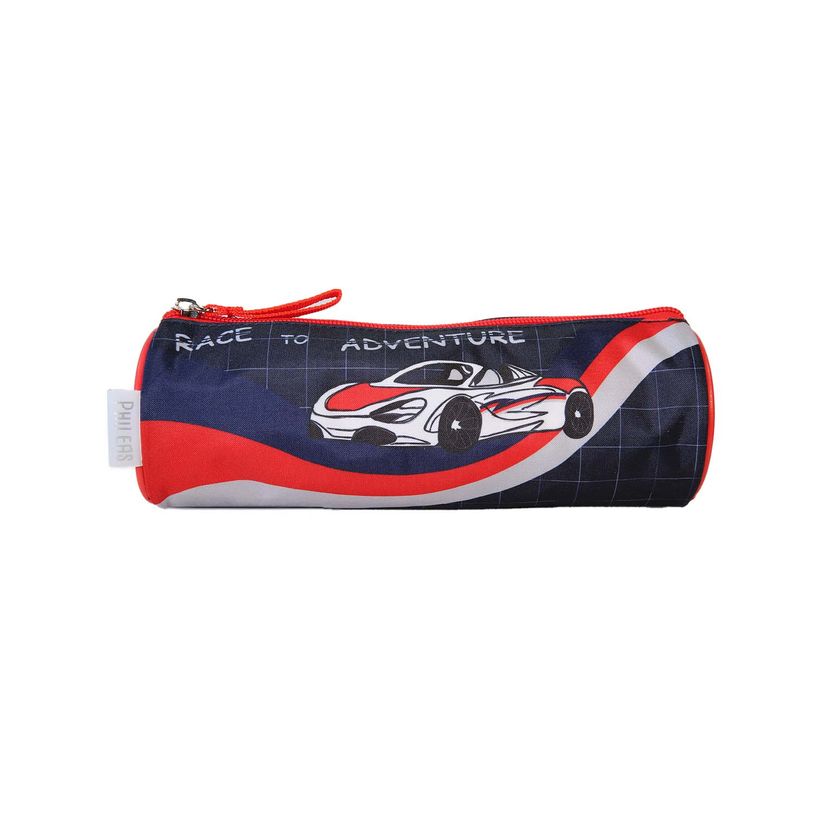 3666311037318-Trousse ronde Phileas Voiture - 1 compartiment - Marine - Bagtrotter--0