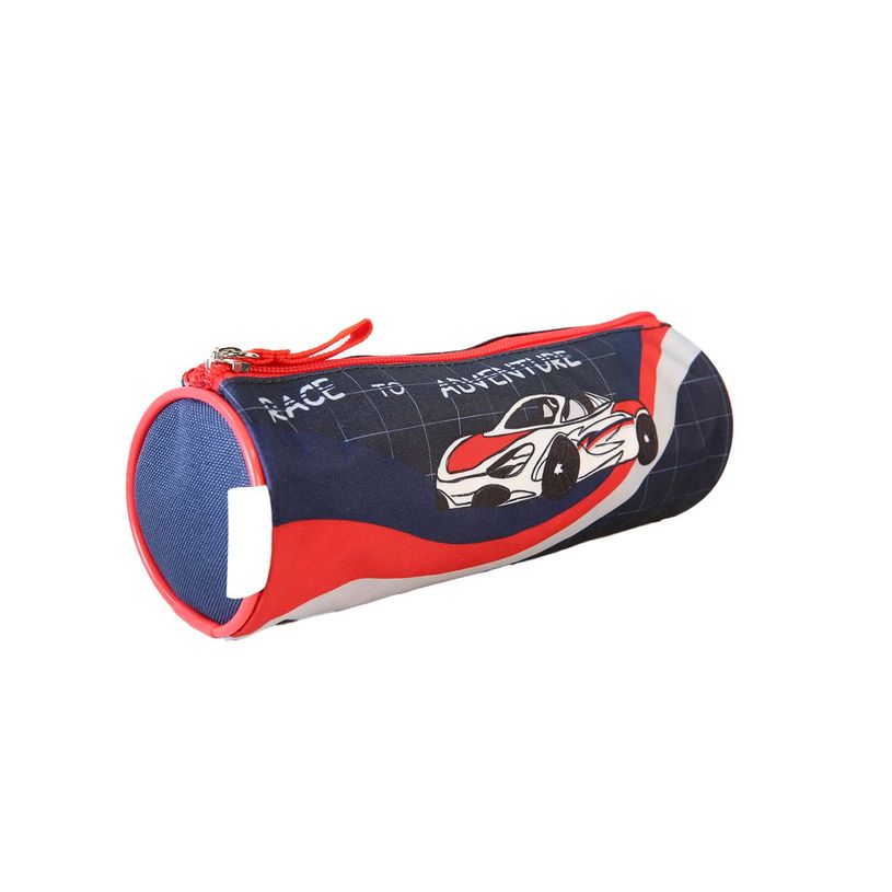 3666311037318-Trousse ronde Phileas Voiture - 1 compartiment - Marine - Bagtrotter--1