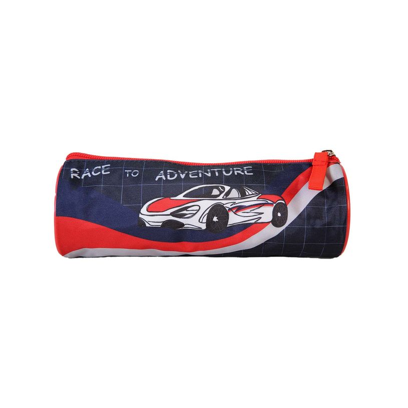 3666311037318-Trousse ronde Phileas Voiture - 1 compartiment - Marine - Bagtrotter--2