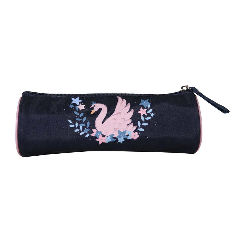 3666311037264-Trousse ronde Phileas Cygne - 1 compartiment - Marine - Bagtrotter--2