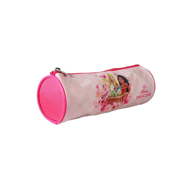 3666311039053-Trousse ronde Princesses - 1 compartiment - Rose - Bagtrotter--1