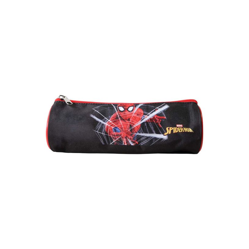 3666311038575-Trousse ronde Spiderman - 1 compartiment - Noir - Bagtrotter--2