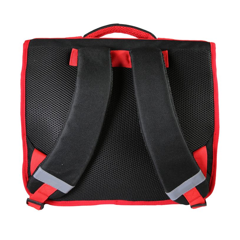 3666311038568-Cartable Spiderman - 38 cm - 2 compartiments - Noir - Bagtrotter--2