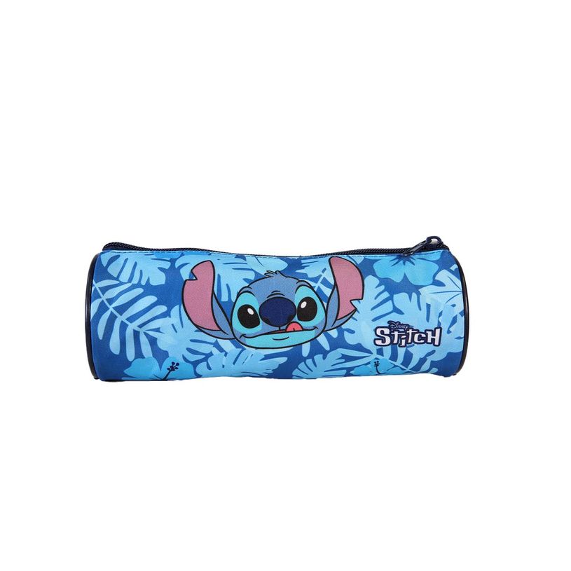 3666311039985-Trousse ronde Stitch - 1 compartiment - Bleu - Bagtrotter--2