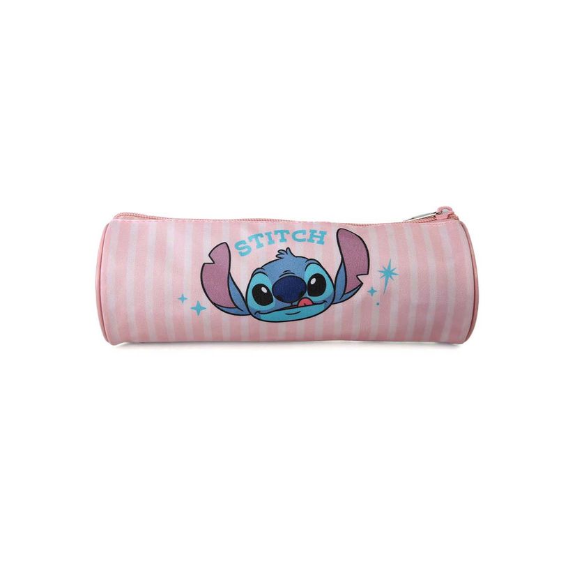3666311040097-Trousse ronde Stitch - 1 compartiment - Rose - Bagtrotter--0