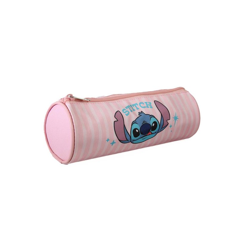 3666311040097-Trousse ronde Stitch - 1 compartiment - Rose - Bagtrotter--1