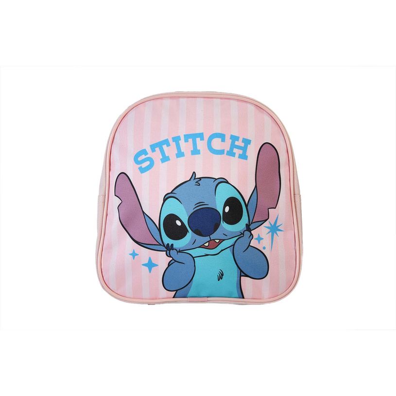 3666311040080-Sac à dos baby Stitch - 1 compartiment - Rose - Bagtrotter--0