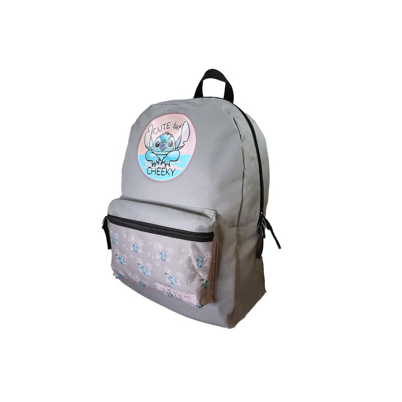 3666311039862-Sac à dos Stitch - 1 compartiment - Gris - Bagtrotter--1