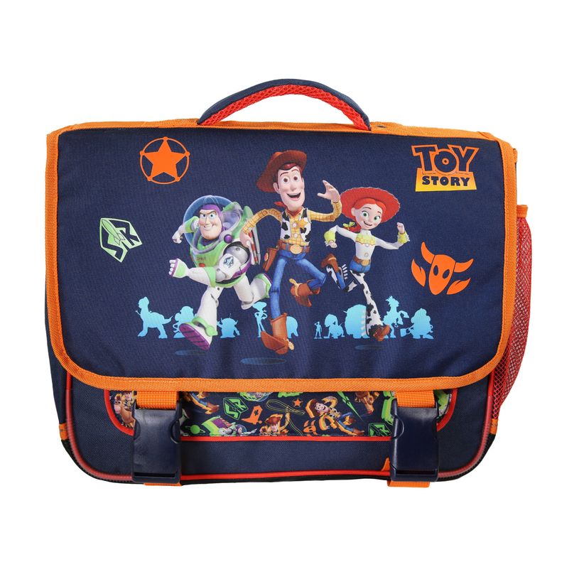 3666311039367-Cartable Toy Stroy - 38 cm - 2 compartiments - Marine - Bagtrotter--0