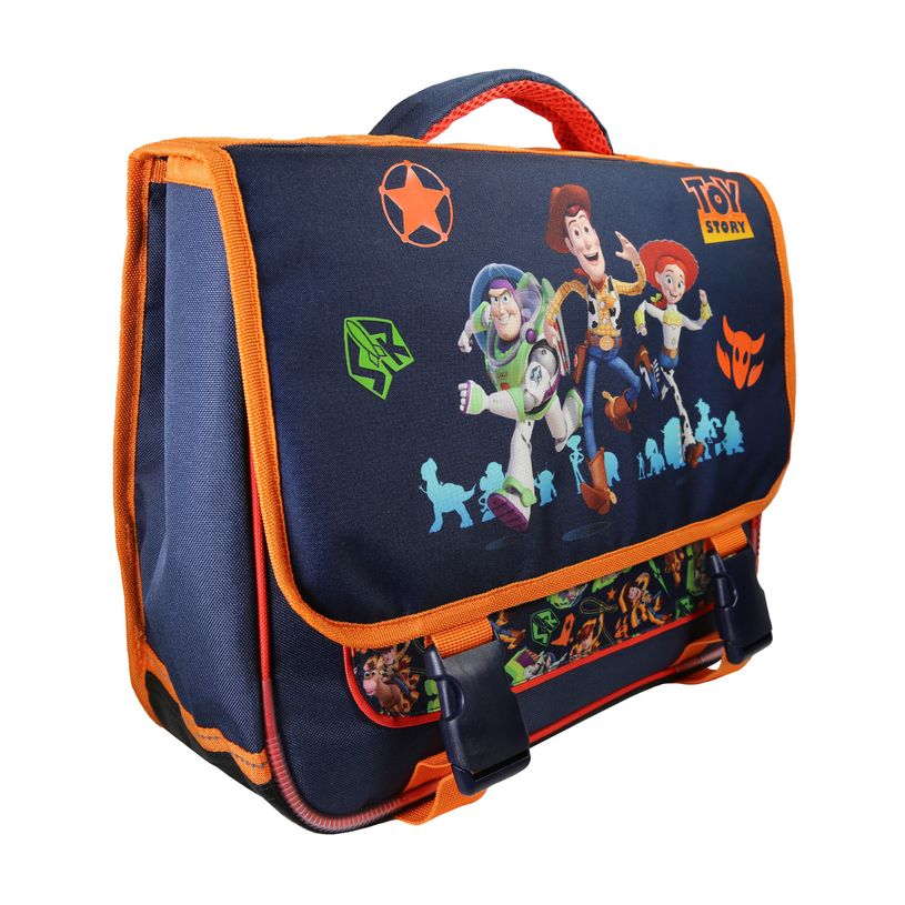 3666311039367-Cartable Toy Stroy - 38 cm - 2 compartiments - Marine - Bagtrotter--1