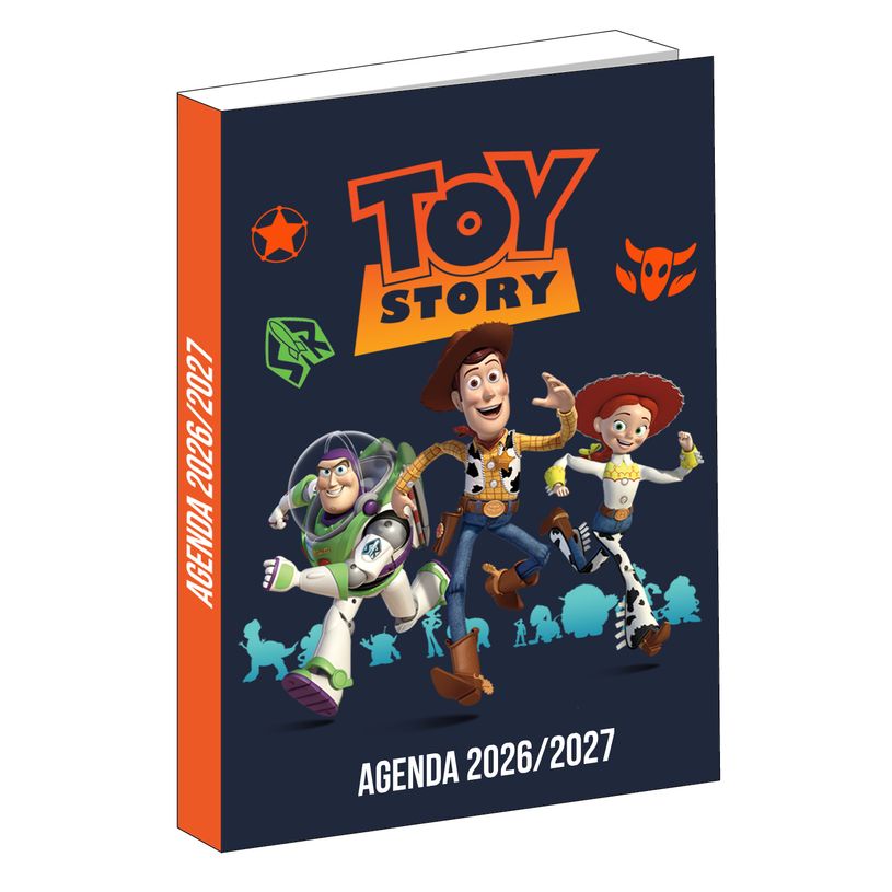3666311036663-Agenda Toy Story - 1 jour par page - 12x17 cm - Marine - Bagtrotter--0