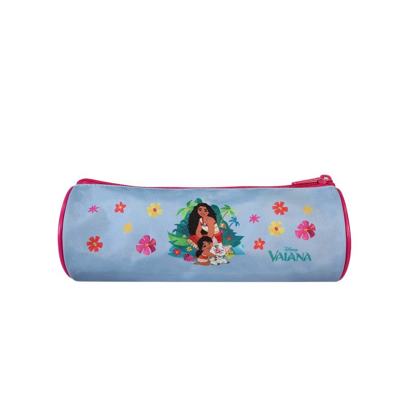 3666311038957-Trousse ronde Vaiana - 1 compartiment - Bleu - Bagtrotter--2