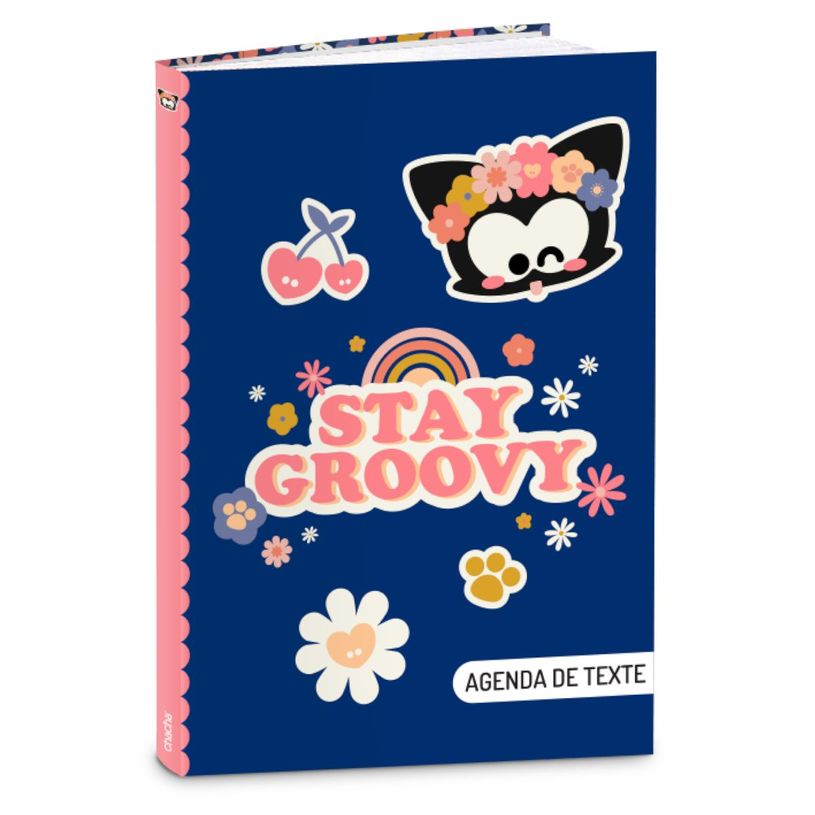 3661507656021-Agenda de texte Chacha - 15x21 cm - 2 décors assortis - Kid'Abord--1