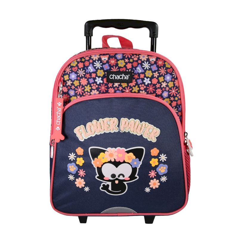 3661507662022-Sac à dos à roulettes baby Chacha - 1 compartiment - Marine - Kid'Abord--0