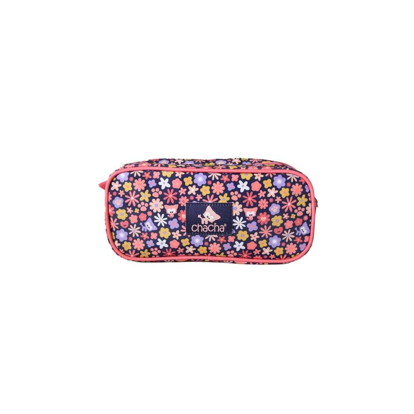 3661507667027-Trousse rectangulaire Chacha - 2 compartiments - Marine - Kid'Abord--2