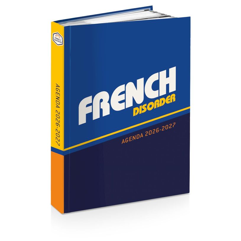 3661507355214-Agenda rembordé French Disorder - 1 jour par page - 12x17 cm - 2 décors assortis - Kid'Abord--1