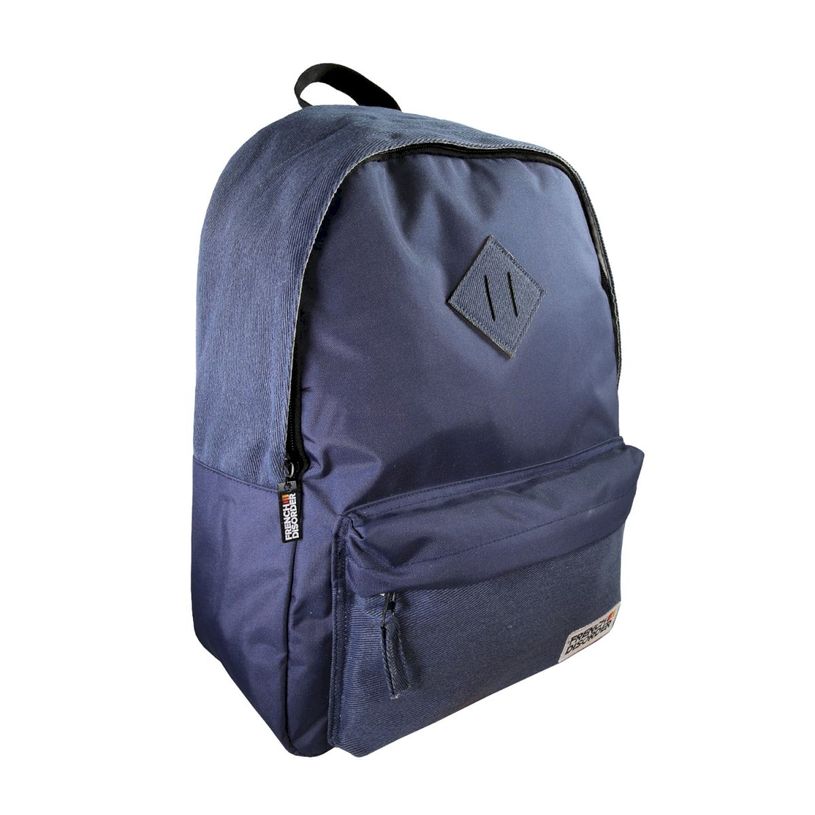 3661507360263-Sac à dos French Disorder - 1 compartiment - Marine - Kid'Abord--1