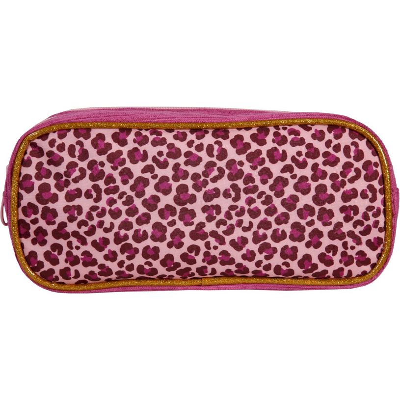 3661507367217-Trousse rectangulaire French Disorder - 2 compartiments - Rose - Kid'Abord--2