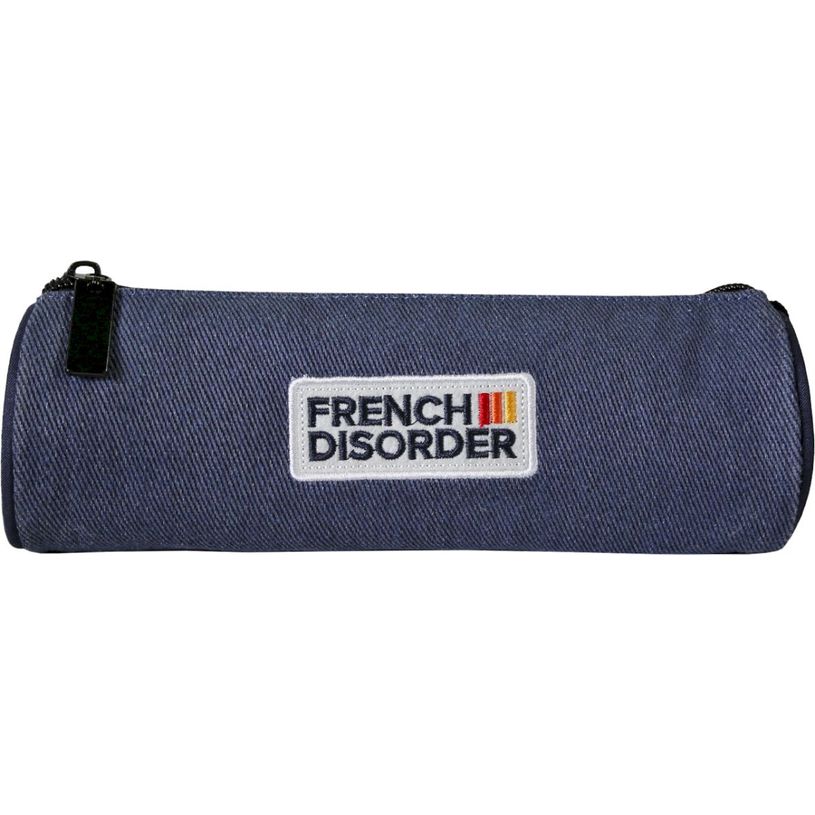 3661507368269-Trousse ronde French Disorder - 1 compartiment - Marine - Kid'Abord--0