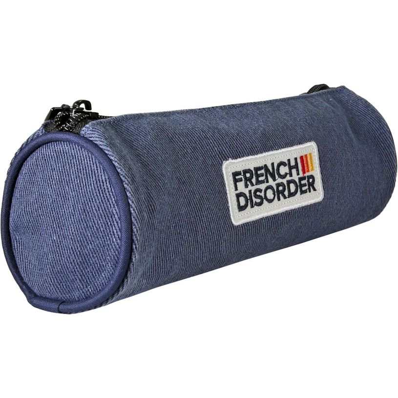3661507368269-Trousse ronde French Disorder - 1 compartiment - Marine - Kid'Abord--1