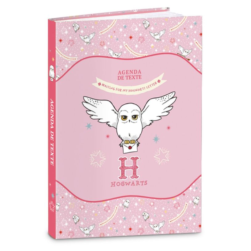 3661507556406-Agenda de texte Hedwig - 15x21 cm - 2 décors assortis - Kid'Abord--1