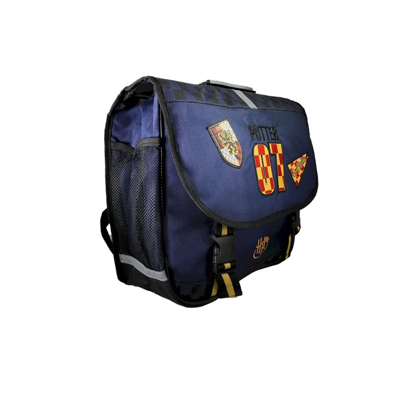 3661507563336-Cartable Harry Potter Quidditch - 38 cm - 2 compartiments - Marine - Kid'Abord--1