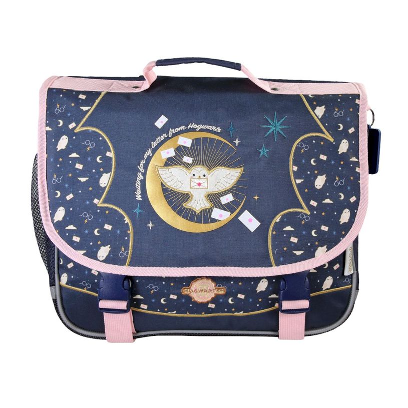 3661507563404-Cartable Hedwig - 38 cm - 2 compartiments - Marine - Kid'Abord--0
