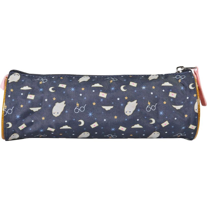 3661507568409-Trousse ronde Hedwig - 1 compartiment - Marine - Kid'Abord--2