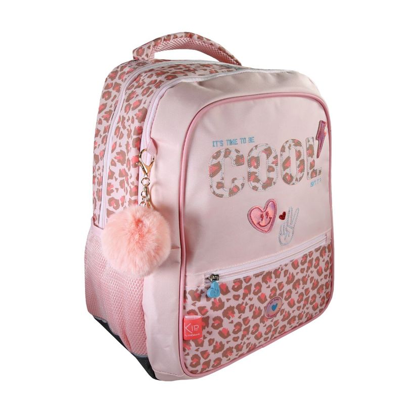 3661507061108-Sac à dos Kip Graou - 2 compartiments - Rose - Kid'Abord--1